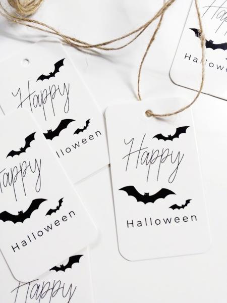 Halloween Geschenkanhänger Fledy